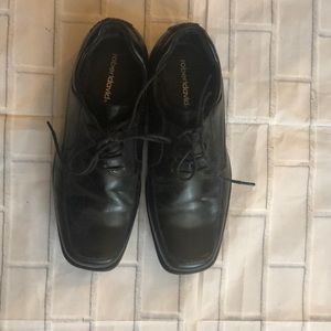 Boys black dress shoes